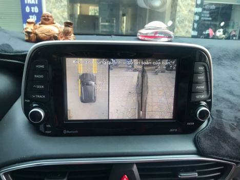 GẮN CAMERA 360 ĐỘ CHO XE HYUNDAI SANTAFE