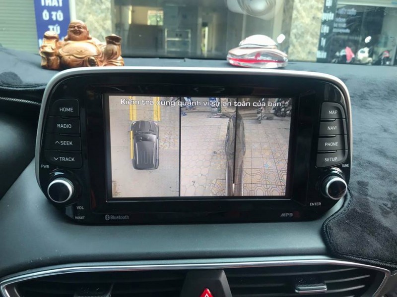 GẮN CAMERA 360 ĐỘ CHO XE HYUNDAI SANTAFE